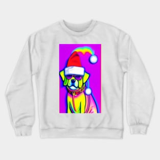 Santa Paws Is Coming To Town Crewneck Sweatshirt